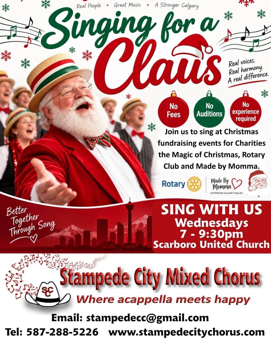 __title__ Come sing with Stampede City Mixed Chorus - no fees, no auditions and no experience required!